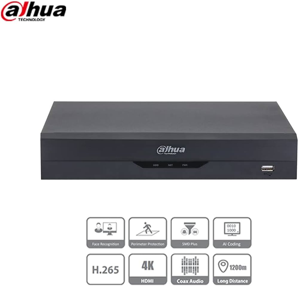 Dahua XVR4104HS-I: Videoregistratore 4 Canali 5in1
