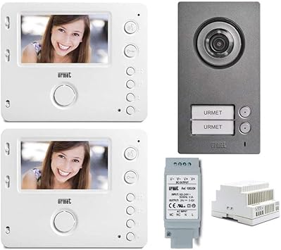 prodotto Kit videocitofono Bluetooth bifamiliare con doppio monitor vivavoce Urmet immagine 2