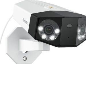 Videocamera PoE 16MP per Esterno con Vista Panoramica a 180°