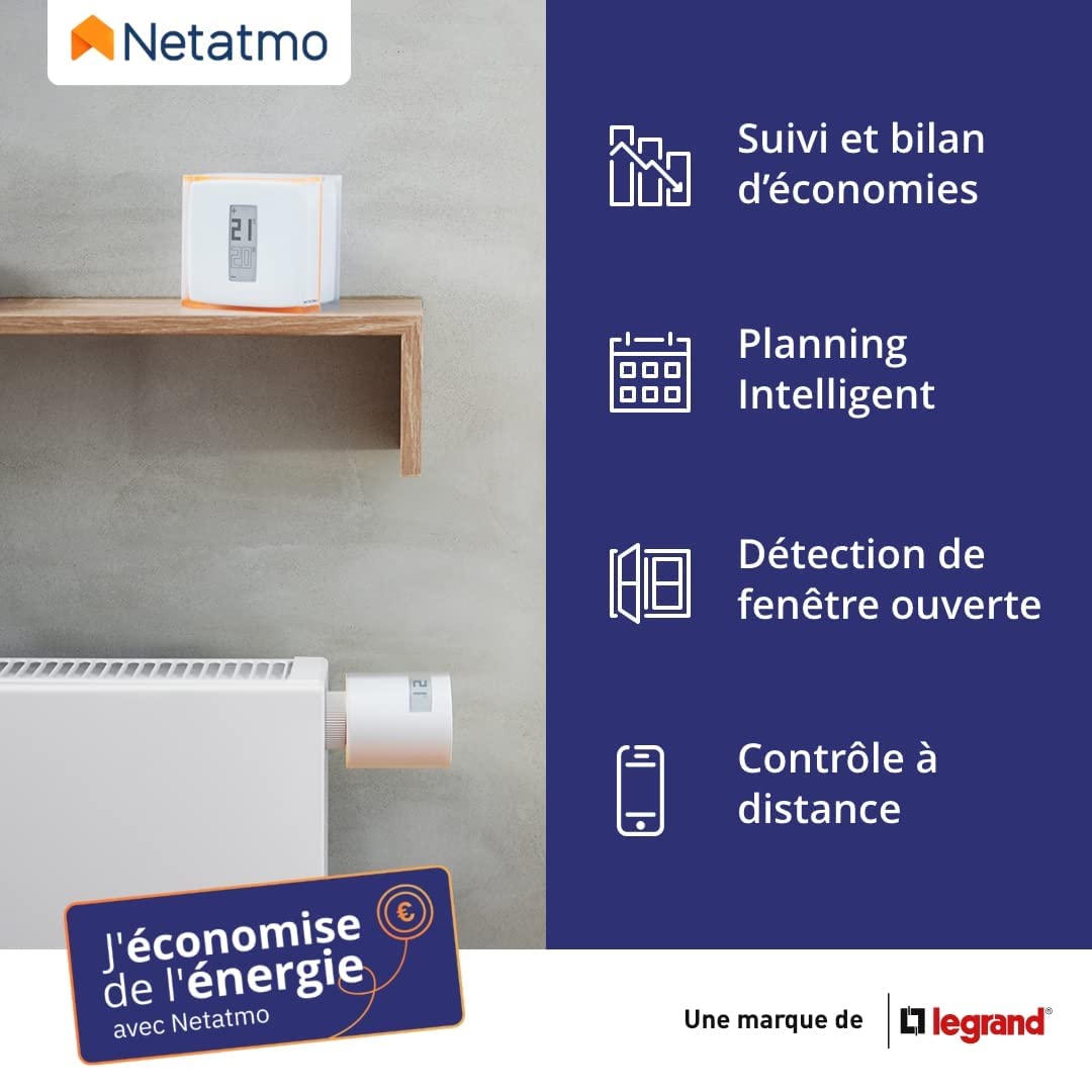 prodotto Termostato wifi Netatmo intelligente per caldaia | Controllo remoto immagine 3