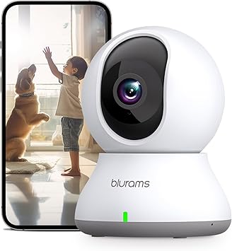 videocamera WiFi Videocamera WiFi 2K Blurams: Sorveglianza Interna 360°, Visione Notturna immagine principale