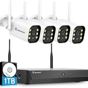 Kit videosorveglianza 5MP WiFi con visione notturna a colori e audio bidirezionale