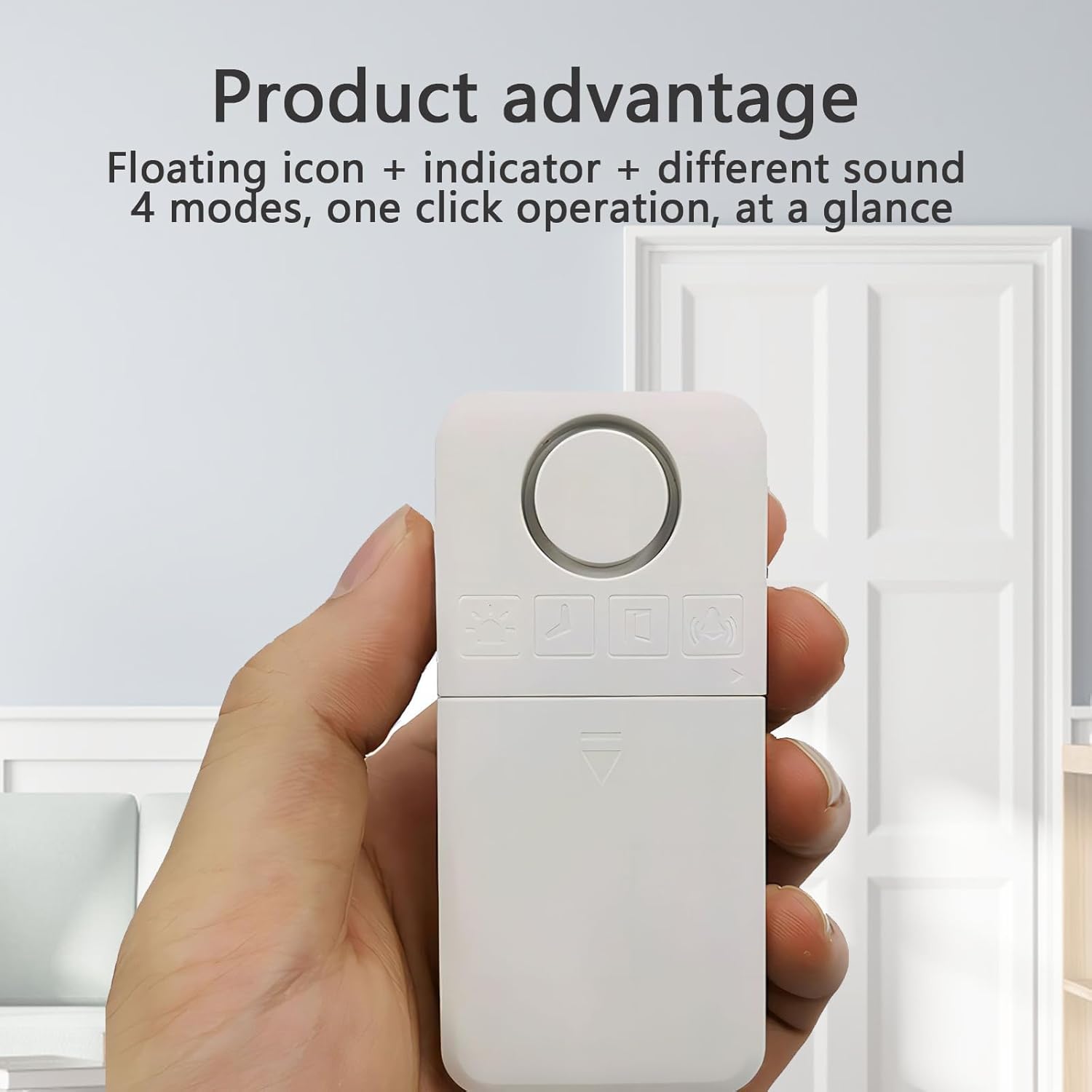 allarme casa Allarme per porte e finestre wireless mini, 4 modalità di sicurezza immagine 3