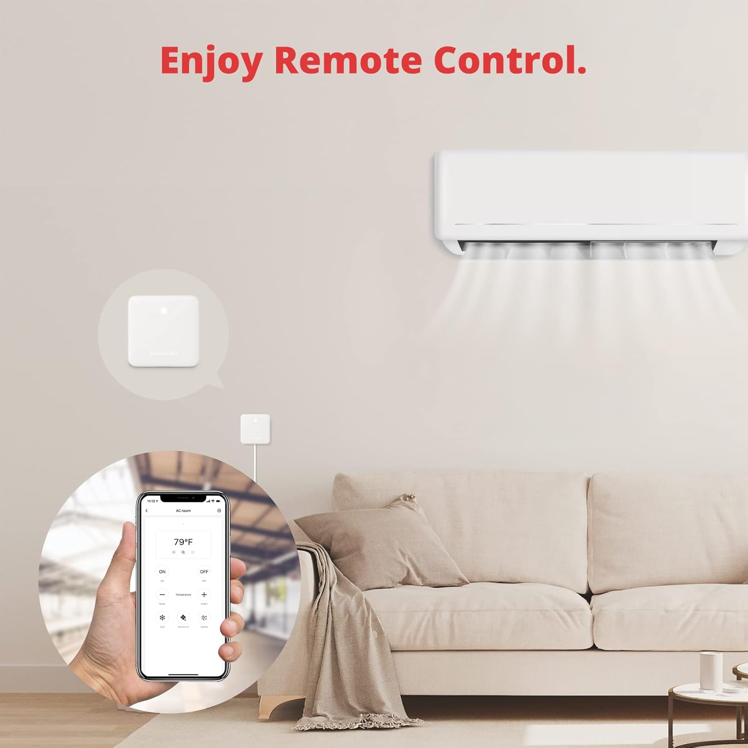 prodotto SwitchBot Hub Mini universal remote WiFi per climatizzatori e TV immagine 5