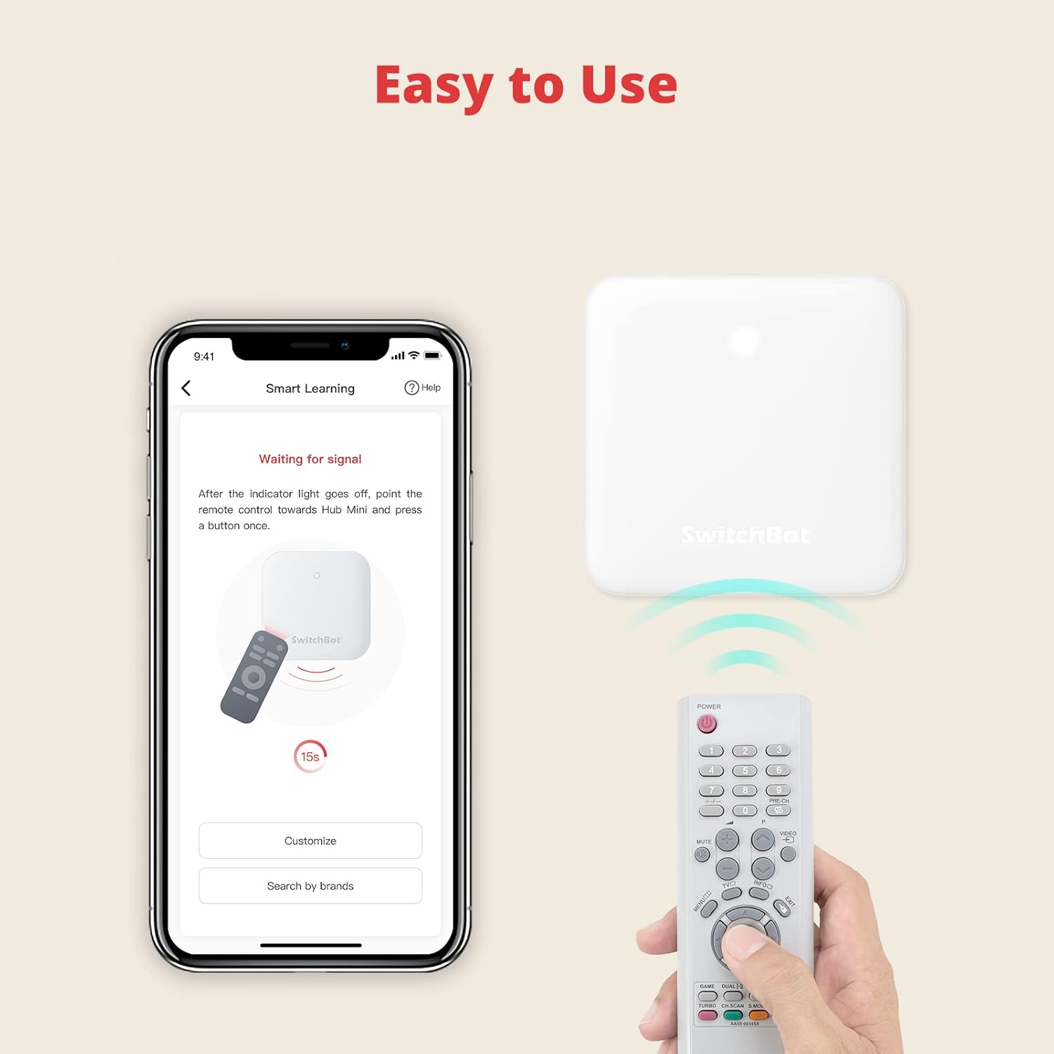 prodotto SwitchBot Hub Mini universal remote WiFi per climatizzatori e TV immagine 2