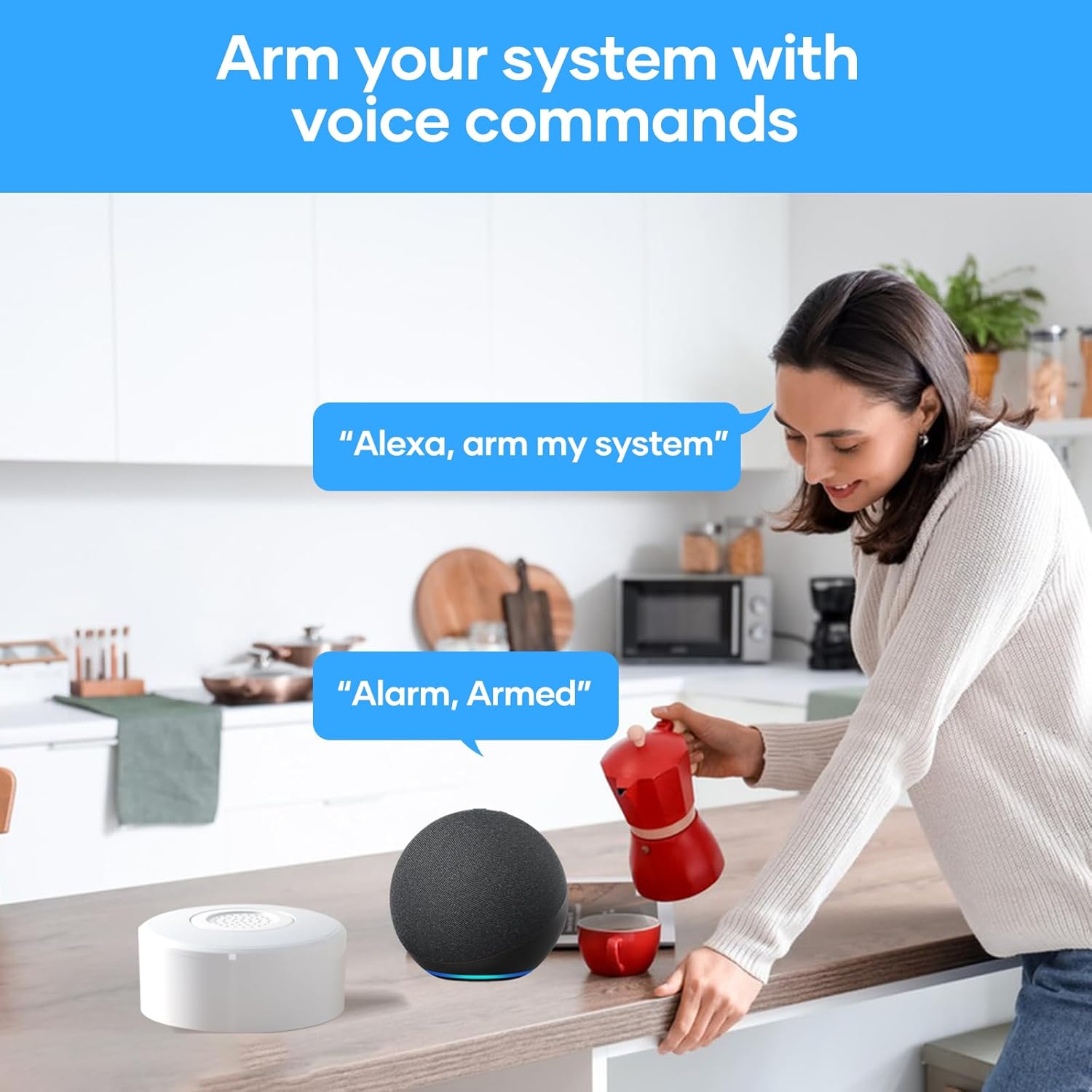 allarme casa Allarme casa wireless AGSHOME, antifurto facile con app e Alexa immagine 5