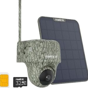 Videocamera di sorveglianza 4G esterno Reolink Go Ranger PT con pannello solare
