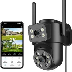 videocamera WiFi Reobiux Videocamera WiFi Esterno 2K PTZ con Tracciamento Movimento immagine principale