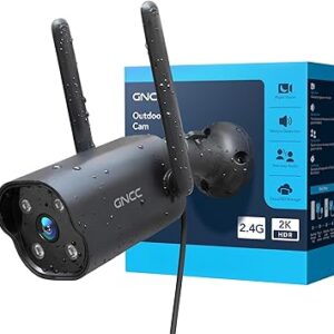 Videocamera WiFi da Esterno 2K Grandangolo con Sirena e IP65