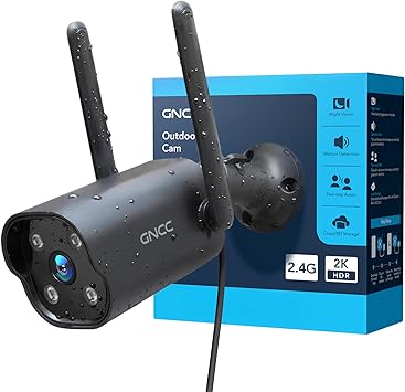 videocamera WiFi Videocamera WiFi da Esterno 2K Grandangolo con Sirena e IP65 immagine principale
