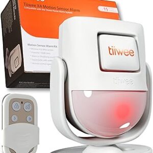 Allarme casa wireless tiiwee X4 con sirena 120dB e telecomando, espandibile