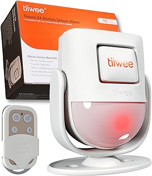 allarme casa Allarme casa wireless tiiwee X4 con sirena 120dB e telecomando, espandibile immagine principale