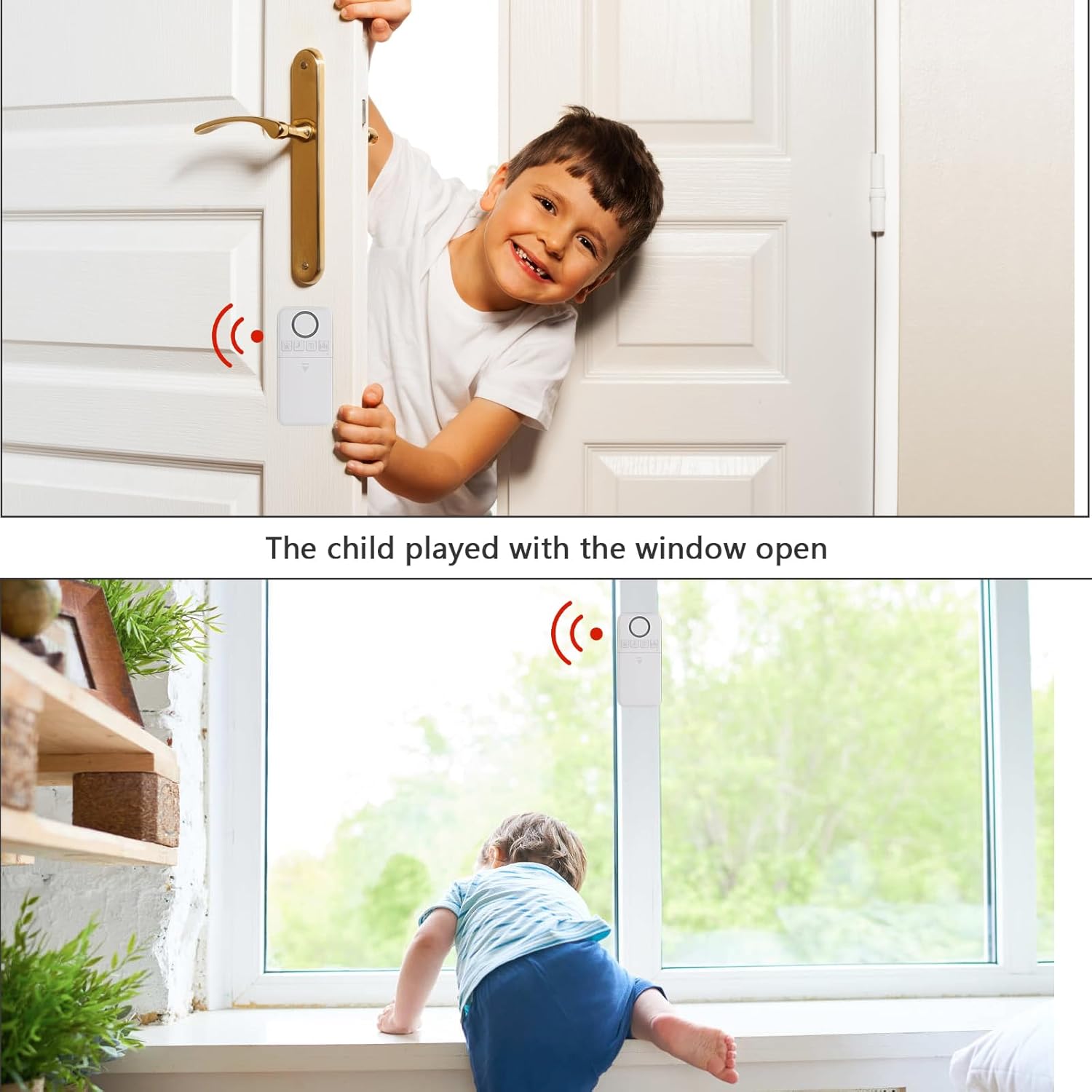 allarme casa Allarme per porte e finestre wireless mini, 4 modalità di sicurezza immagine 7