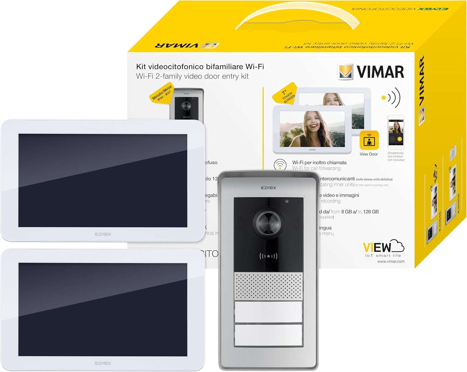 prodotto Kit videocitofono multifamiliare WiFi touch vivavoce Vimar immagine principale