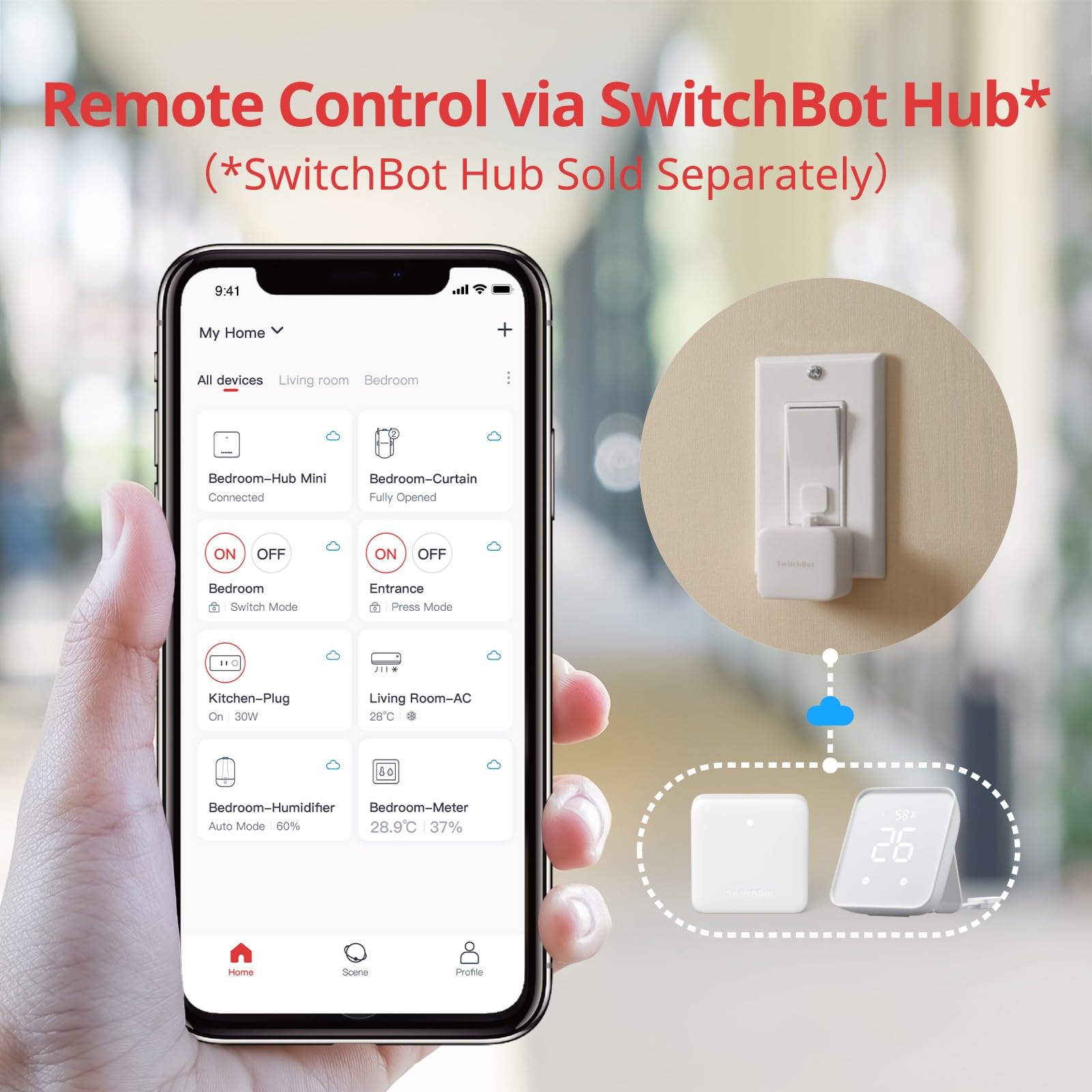 dome Interruttore intelligente SwitchBot dome – Automazione semplice e veloce immagine 6