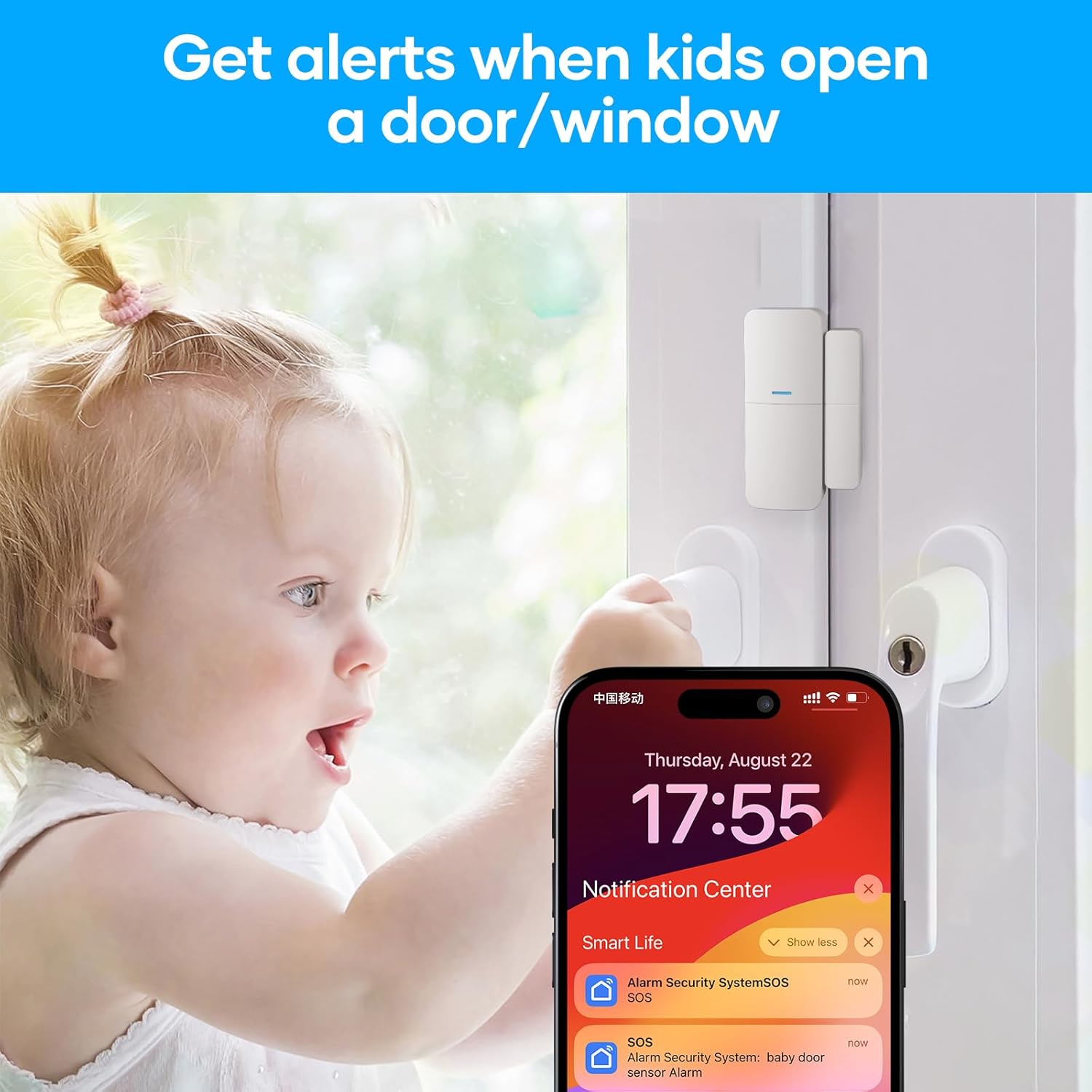 allarme casa Allarme casa wireless AGSHOME, antifurto facile con app e Alexa immagine 4