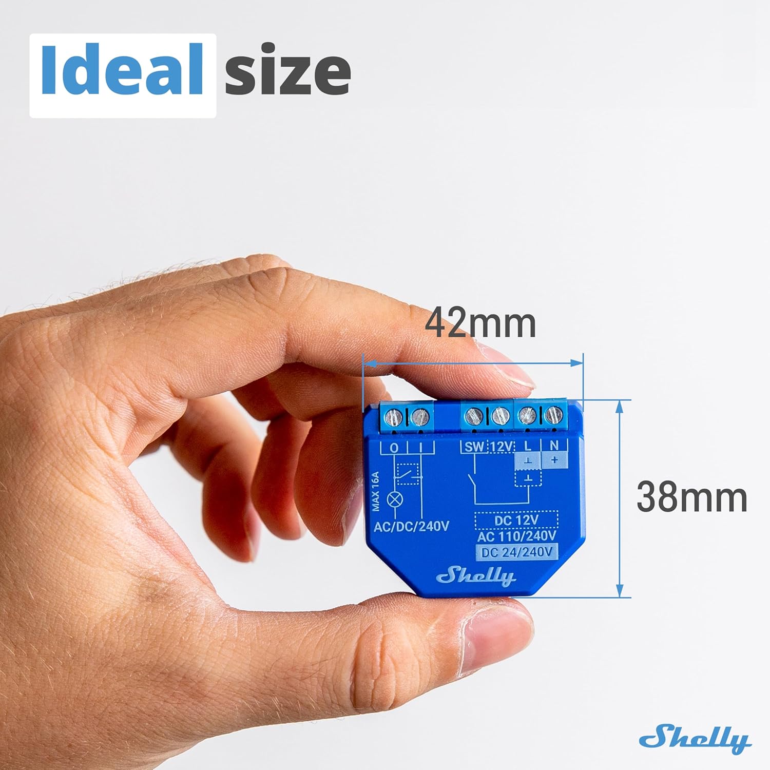 prodotto Shelly Plus 1 Interruttore Intelligente WiFi per Domotica Garage immagine 4