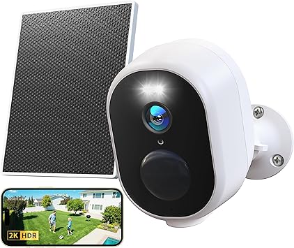 videocamera WiFi Videocamera WiFi Esterno 2K con Batteria e Pannello Solare, Visione Notturna a Colori immagine principale