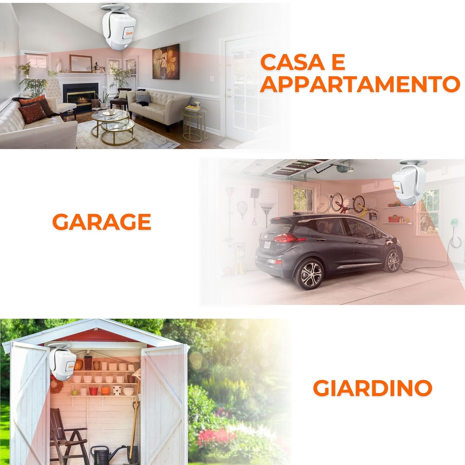 allarme casa Allarme casa wireless tiiwee X4 con sirena 120dB e telecomando, espandibile immagine 6