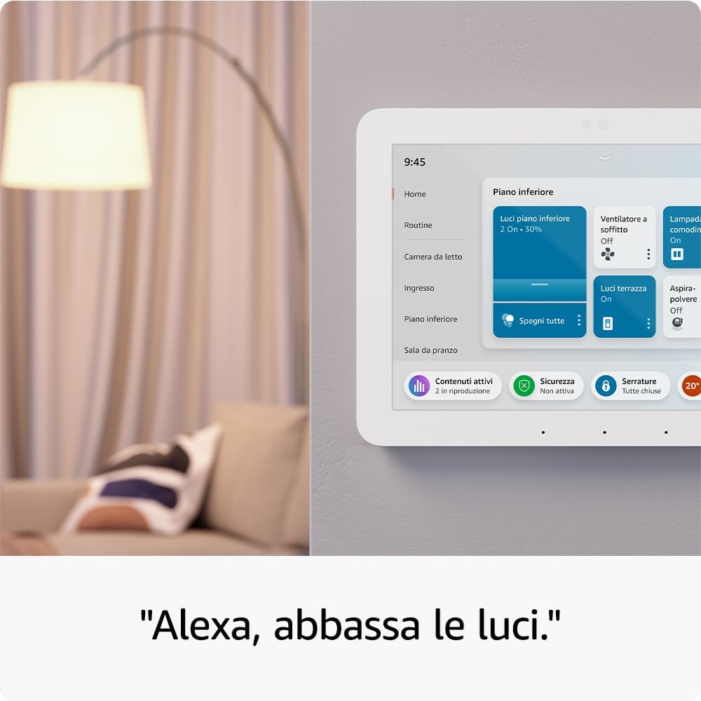 Amazon Echo Hub Pannello Smart Home Alexa per Controllo Domotico 4