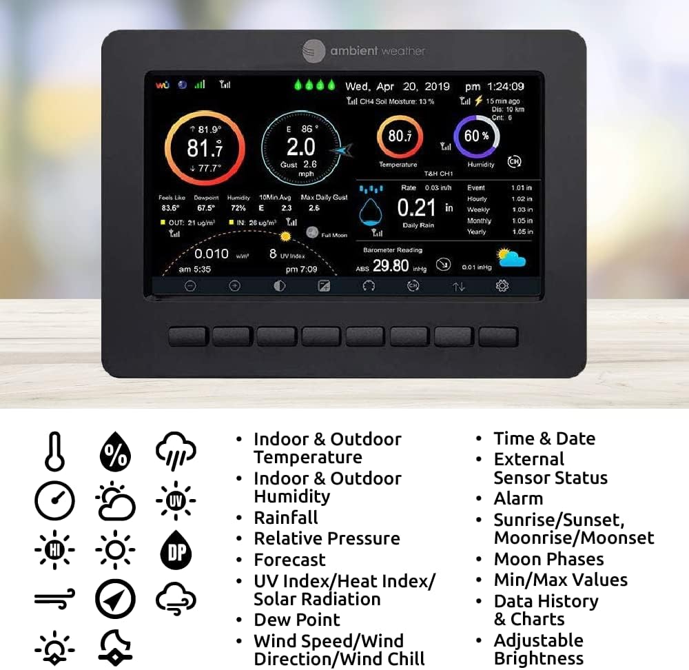 Ambient Weather WS2000 Stazione Meteo Smart WiFi Professionale 5