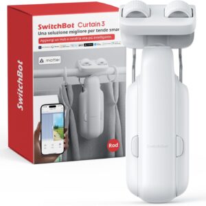 Apri tende intelligente WiFi con app e controllo vocale per casa smart