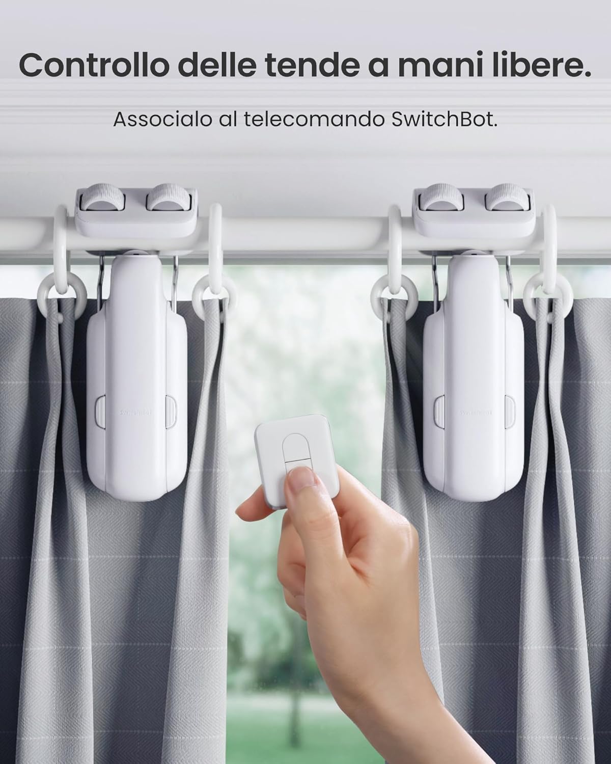 Apri tende intelligente WiFi con app e controllo vocale per casa smart 8