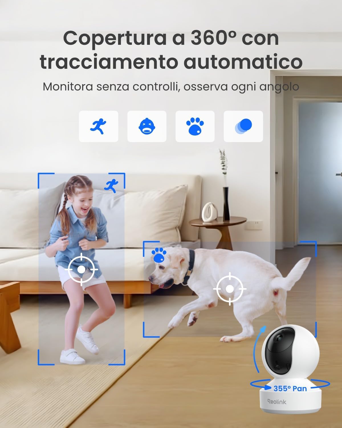 Reolink 5MP Telecamera WiFi Interno 2