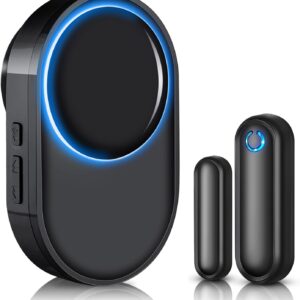 SATISURE Sensore Porte Campanello 900ft con Sirena Potente